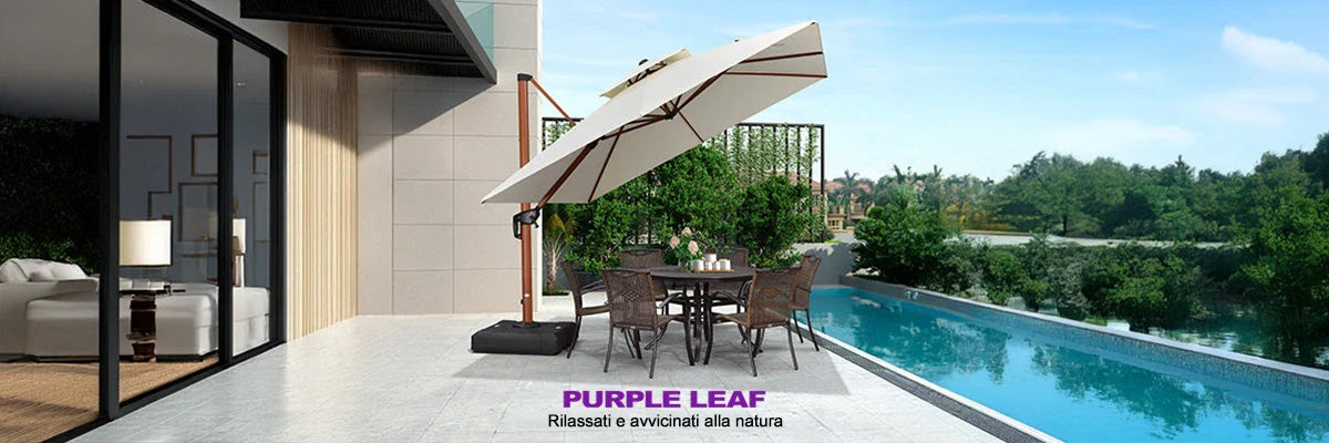 Ombrellone Effetto legno