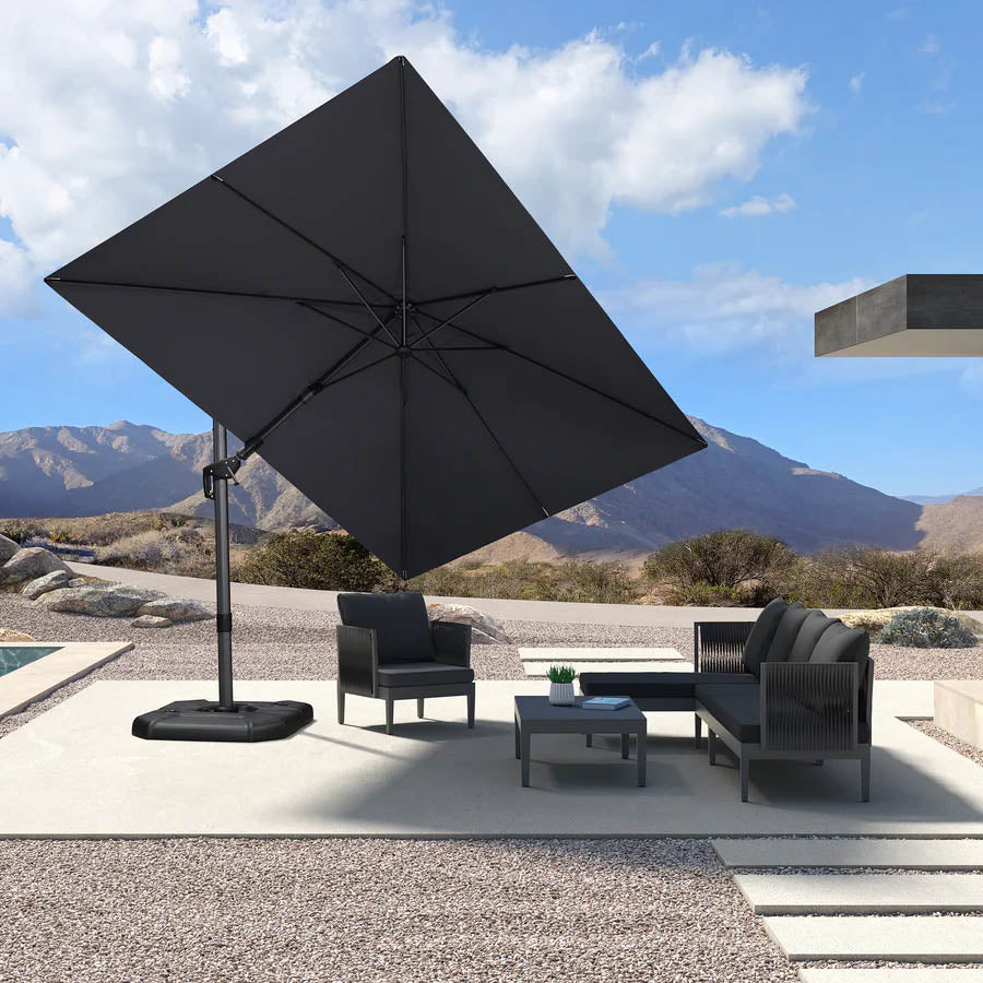 PURPLE LEAF Ombrellone da Giardino Rettangolare inclinabile economico