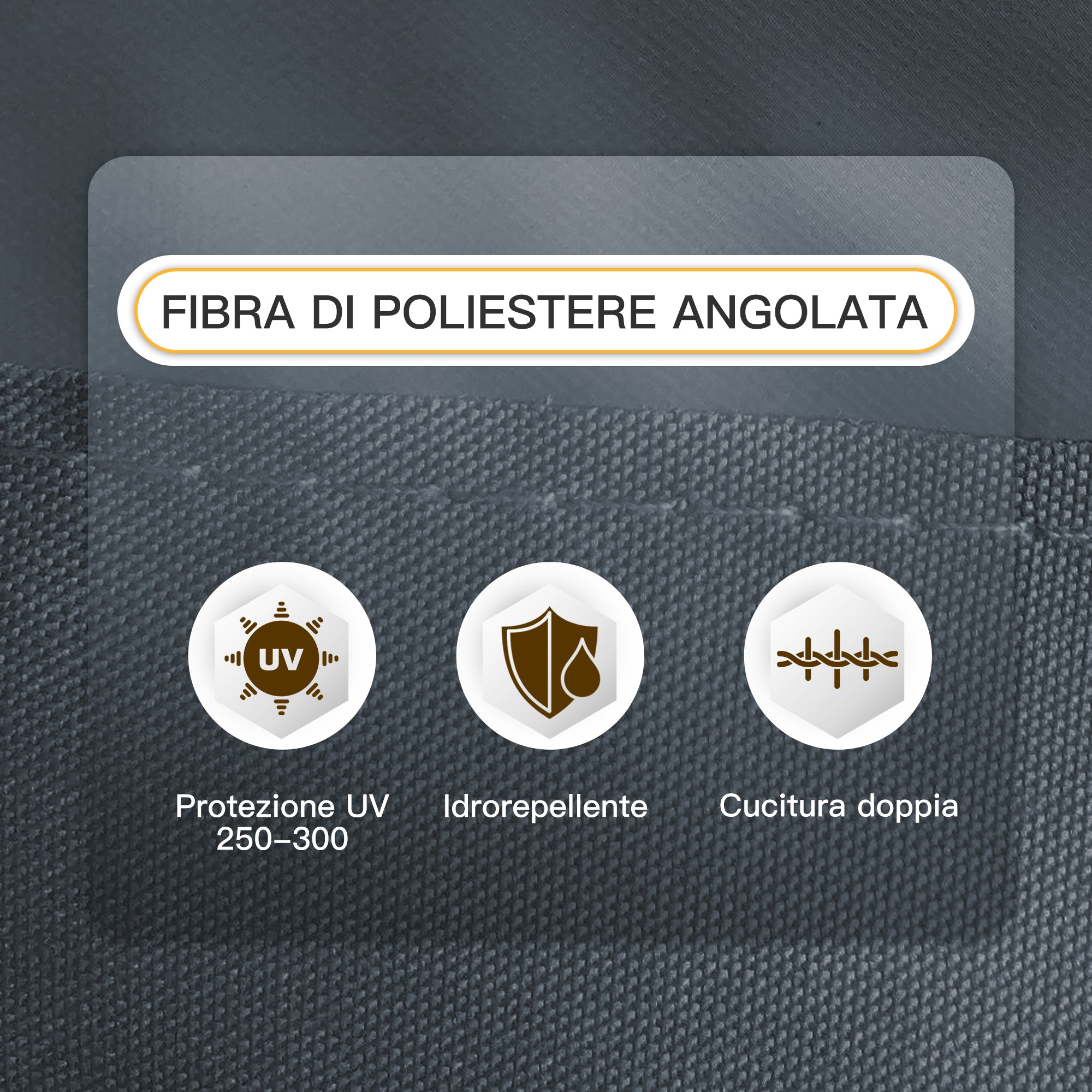 PURPLE LEAF copertina per ombrellone con cerniera per esterni