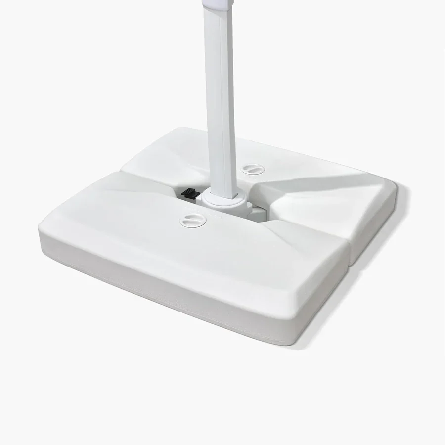 PURPLE LEAF Base per ombrellone in bianca ZY02XBBS-90