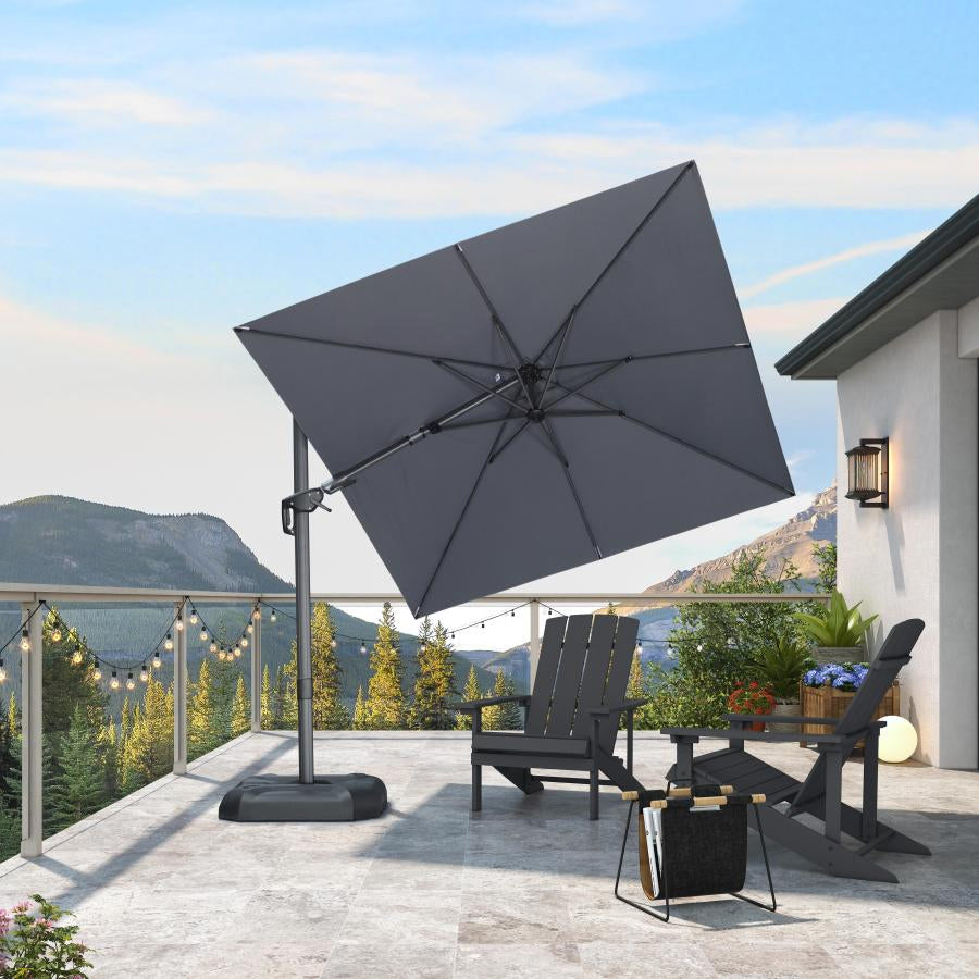 PURPLE LEAF Ombrellone da Giardino Quadrato inclinabile economico