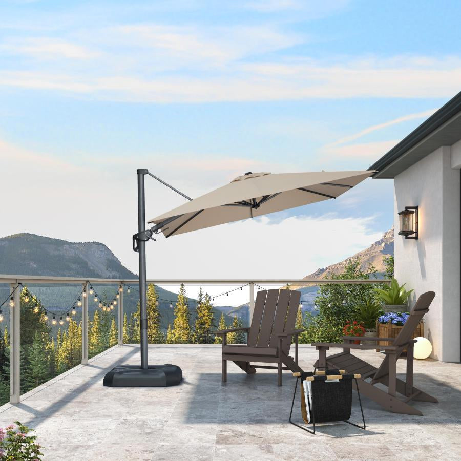 PURPLE LEAF Ombrellone da Giardino Quadrato inclinabile economico