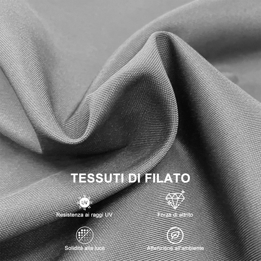 PURPLE LEAF Pergola Alluminio Pergolato da Giardino con Tetto ha Scomparsa Per Giardino Pergolati Terrazzo