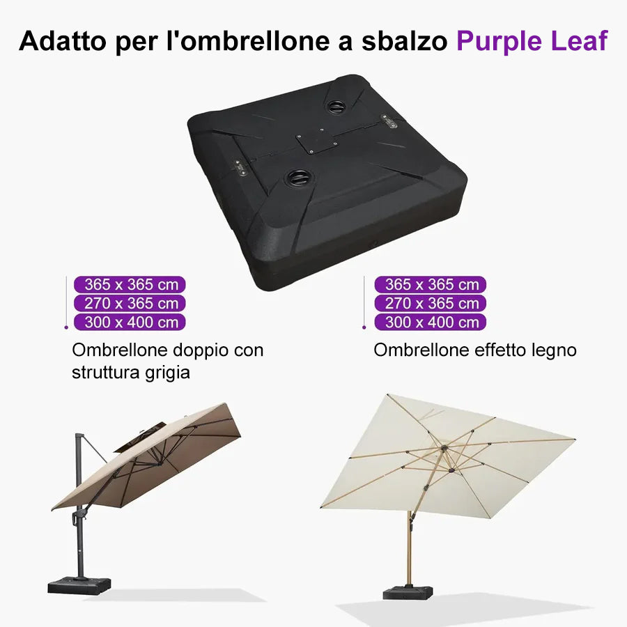 PURPLE LEAF Base per ombrellone ZY04BSCJ-150-NEW
