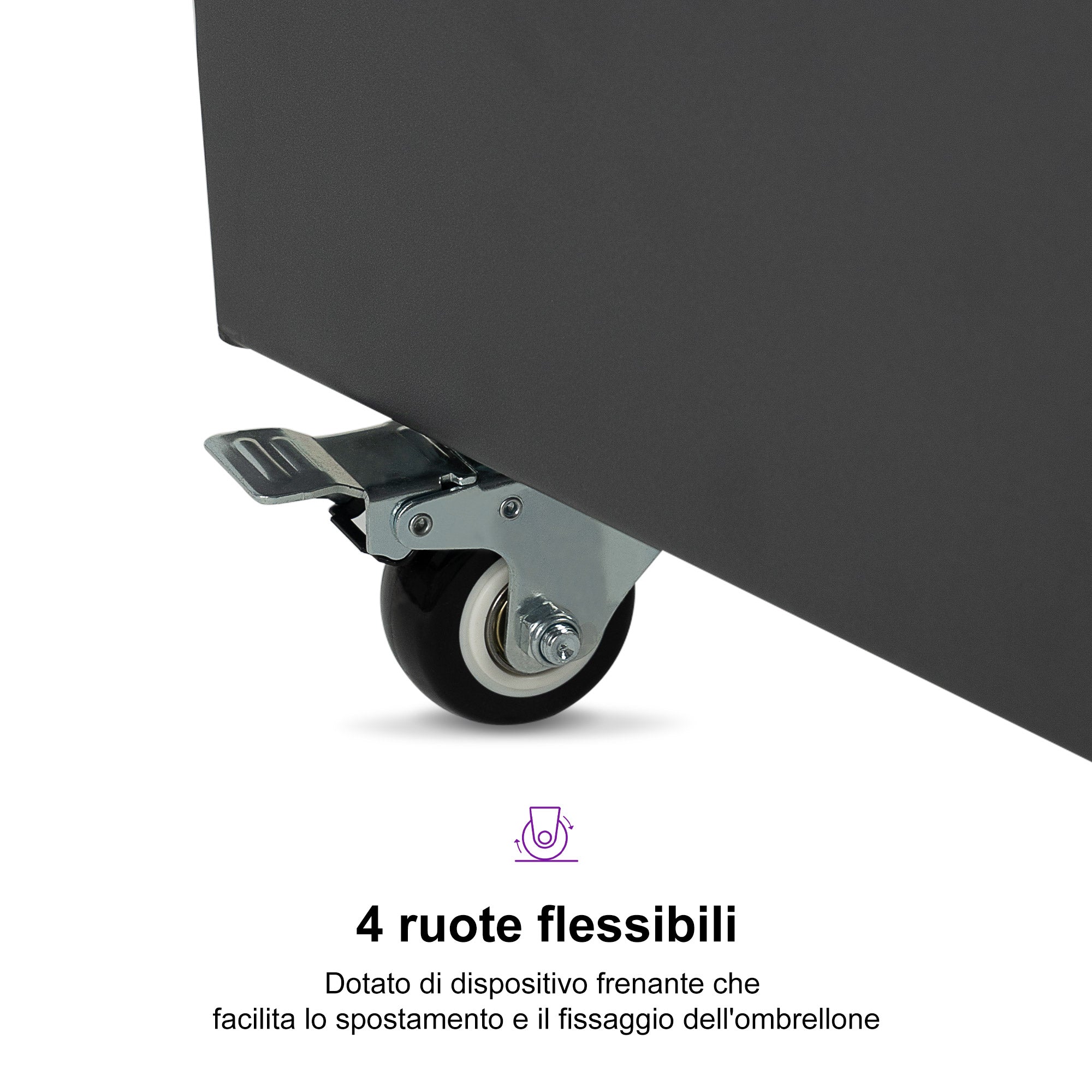 PURPLE LEAF Base per ombrellone ZY04BSWK-500