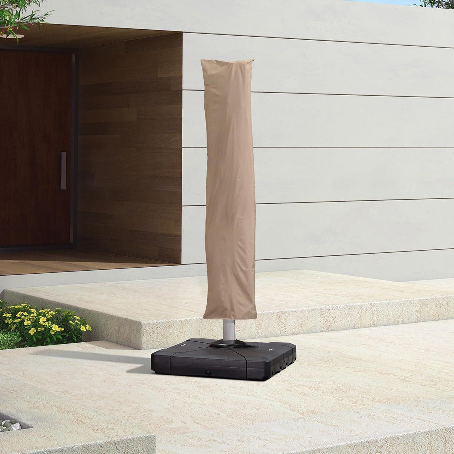 PURPLE LEAF copertina per ombrellone con cerniera per esterni