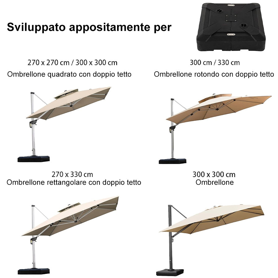 PURPLE LEAF Base per ombrellone ZY01BASE-100