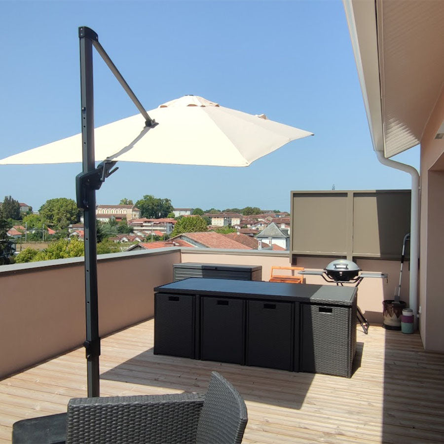 PURPLE LEAF Ombrellone da Giardino Rettangolare inclinabile economico