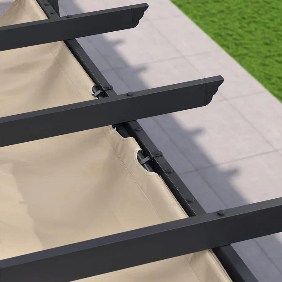 PURPLE LEAF Tessuto per pergolati retrattili Protezione UV Ricambiabile Installazione facile Compatibile solo con pergolati Purple Leaf