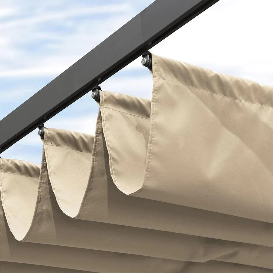 PURPLE LEAF Tessuto per pergolati retrattili Protezione UV Ricambiabile Installazione facile Compatibile solo con pergolati Purple Leaf