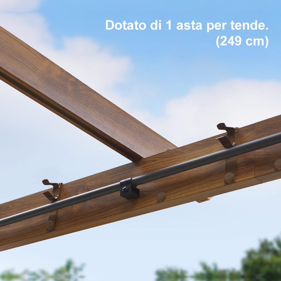 PURPLE LEAF Tende da Esterno Retrattili con Protezione UV e Privacy adatto solo per PURPLE LEAF