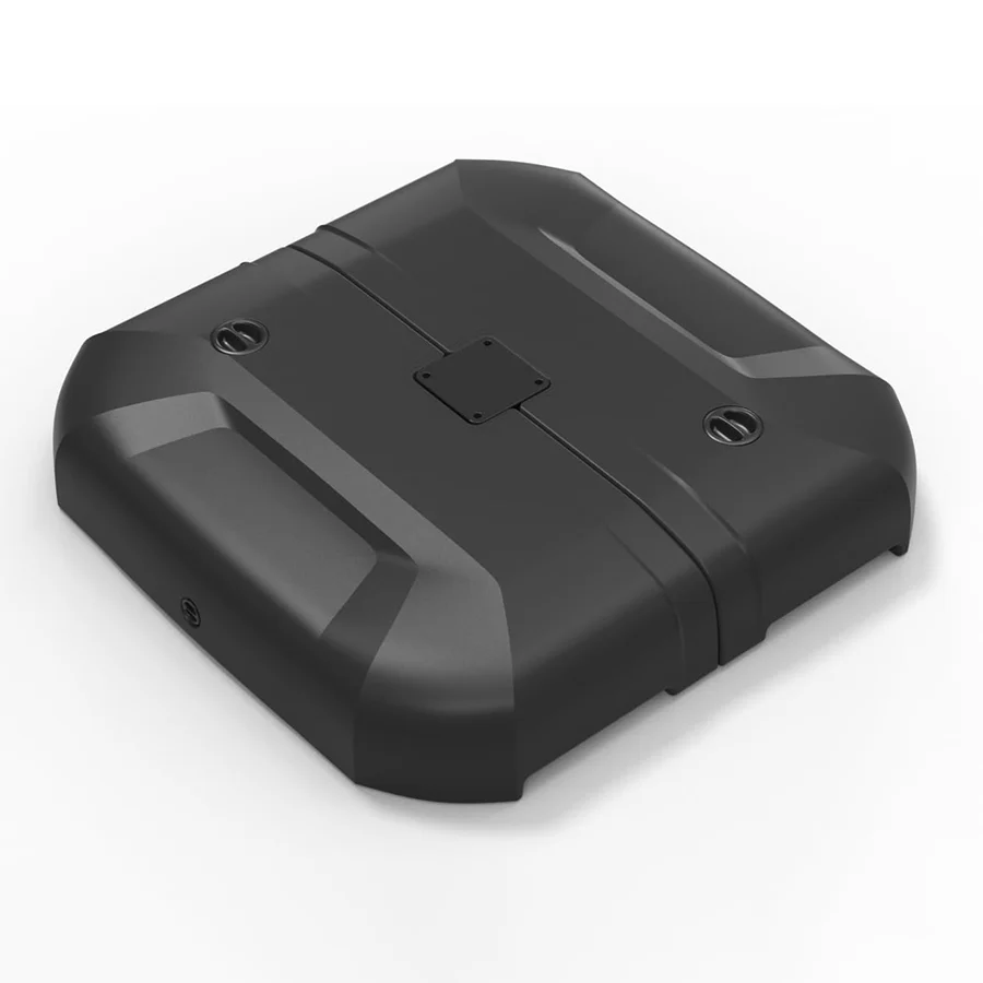 PURPLE LEAF Base per ombrellone supporto per ombrellone a braccio laterale per ombrellone grande riempibile con acqua o sabbia peso base 150 kg nero