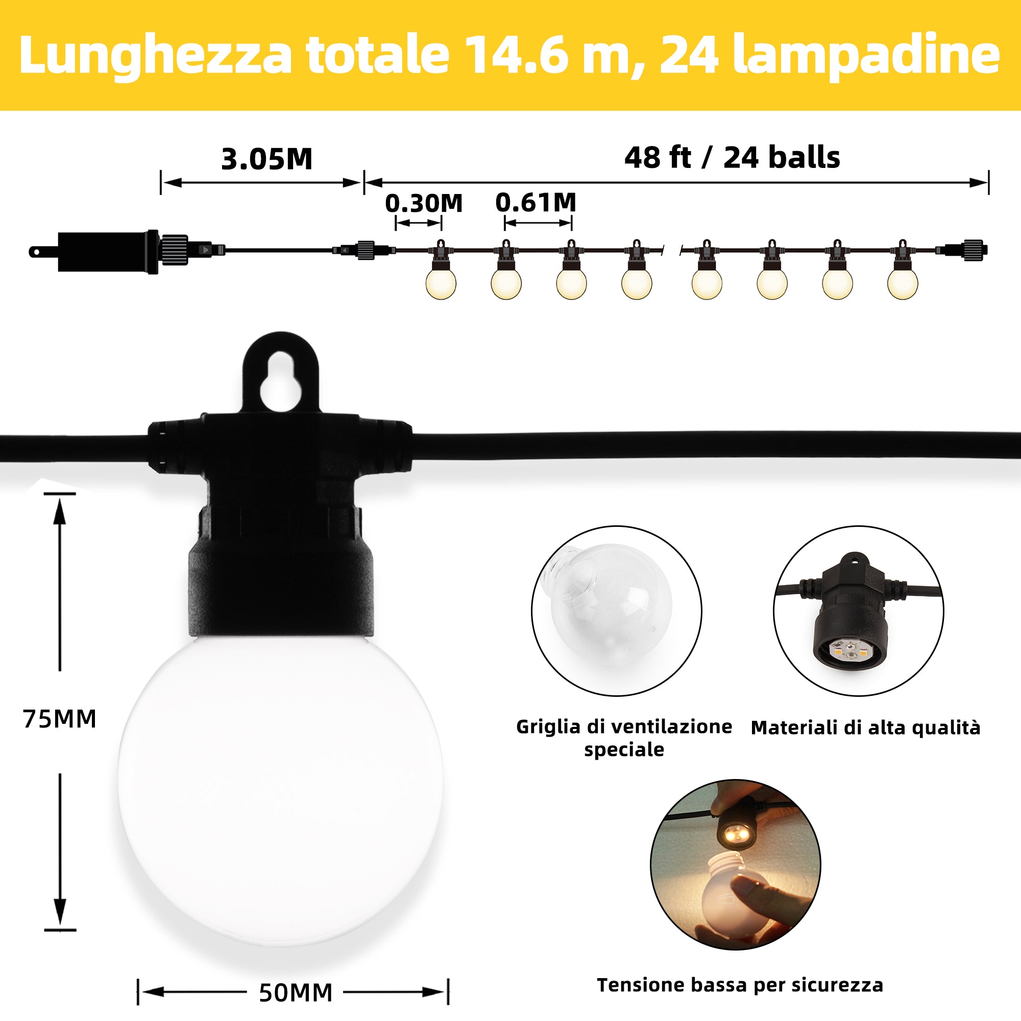 PURPLE LEAF Gazebo da Giardino Esterno,Tetto Doppio in Acciaio Galvanizzato, Resistente alla Corrosione, con Guirlanda Luminosa Trasparente, Modello Leggero - Grigio