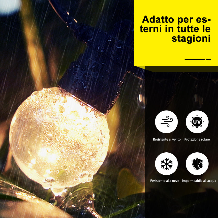 PURPLE LEAF Gazebo da Giardino Esterno,Tetto Doppio in Acciaio Galvanizzato, Resistente alla Corrosione, con Guirlanda Luminosa Trasparente, Modello Leggero - Grigio