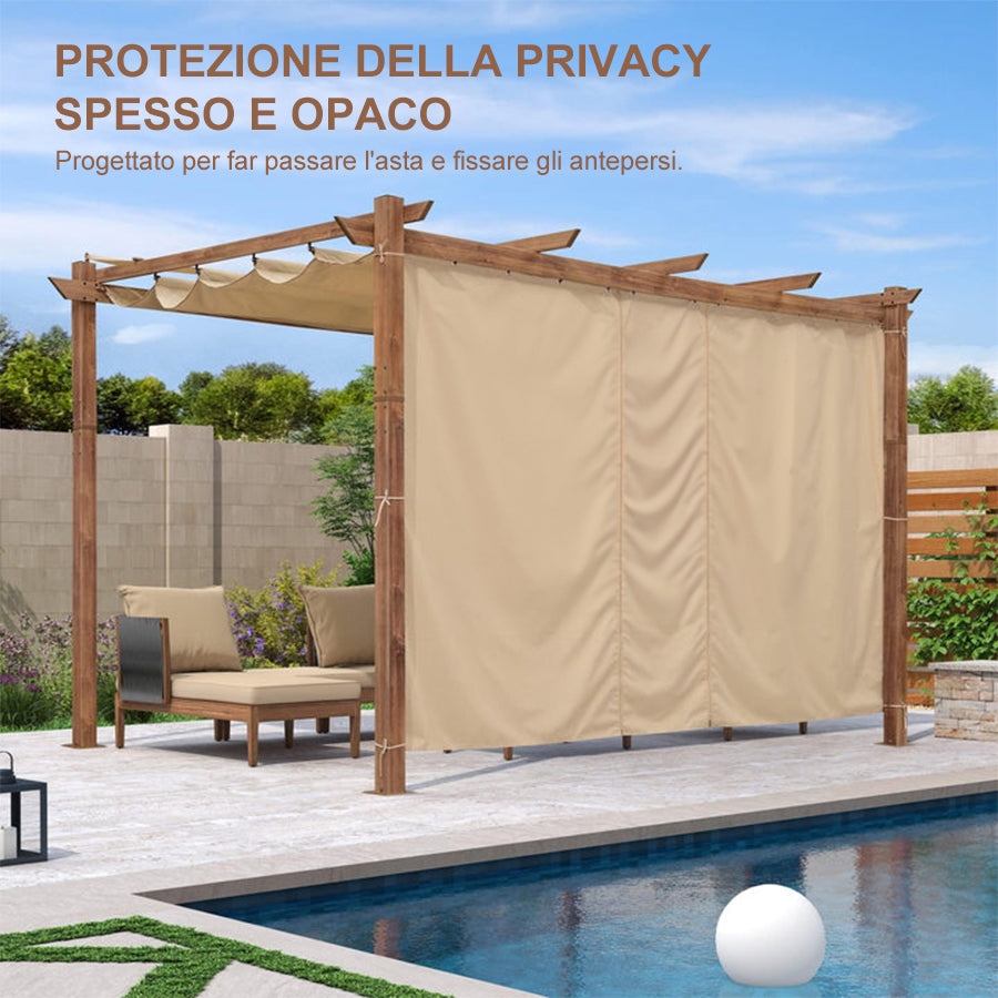 PURPLE LEAF Tende da Esterno Retrattili con Protezione UV e Privacy adatto solo per PURPLE LEAF