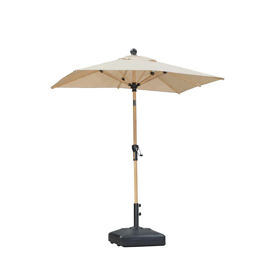 PURPLELEAF Ombrellone da Giardino Effetto Legno,Ombrellone da Esterno per Balcone,Terrazza, Patio e Giardino