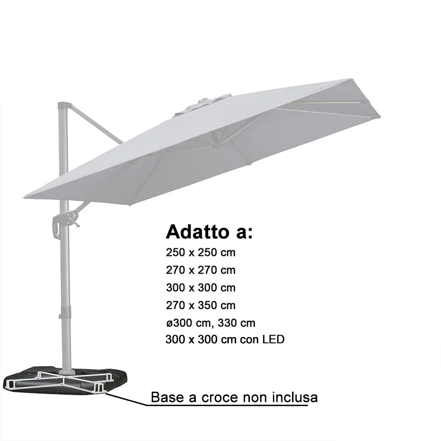 PURPLE LEAF Base per Ombrellone  Economico ZY04BSSBL-150-NEW