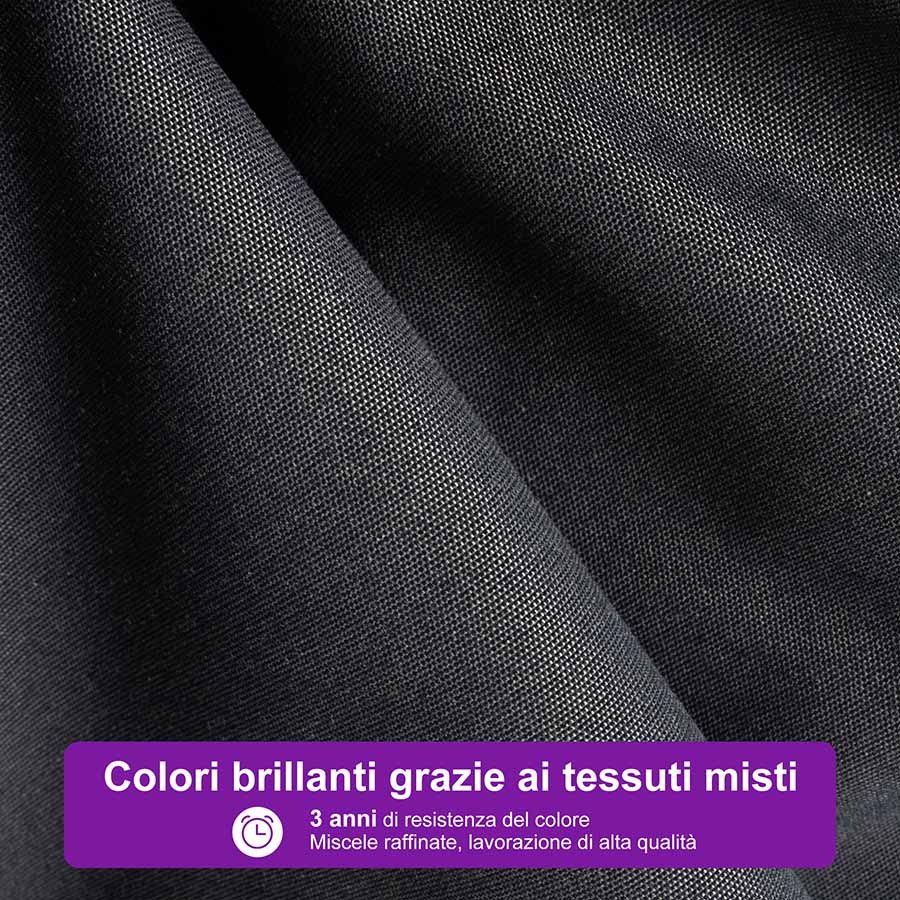 PURPLE LEAF Ombrellone da Giardino con Protezione UV per Terrazzo ed Esterni