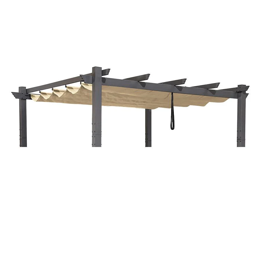 PURPLE LEAF Tessuto per pergolati retrattili Protezione UV Ricambiabile Installazione facile Compatibile solo con pergolati Purple Leaf