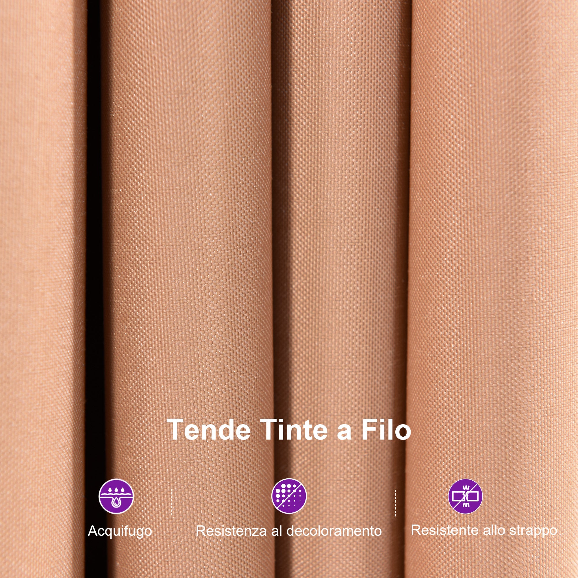 PURPLE LEAF Alluminio Gazebo da Giardino da Esterno Terrazzo Resistente con Zanzariera Tetto In Acciaio Zincato Bronzo