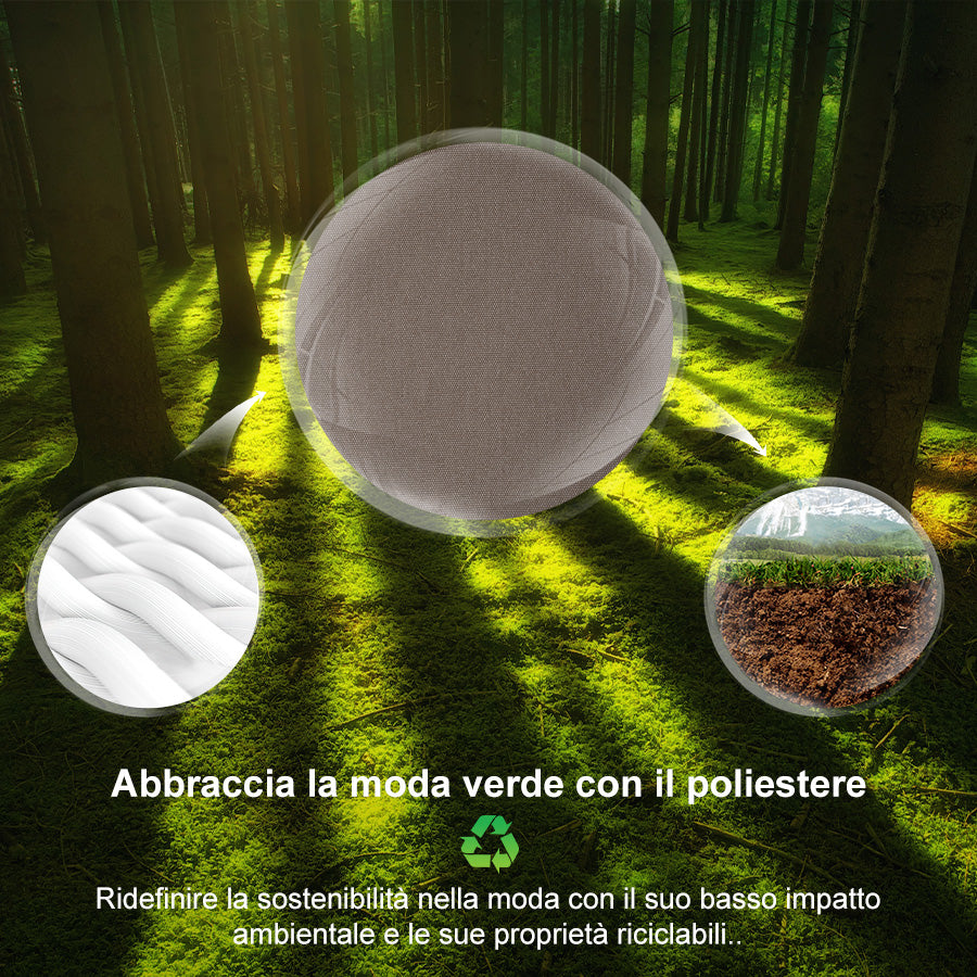 PURPLE LEAF Ombrellone da Giardino a sbalzo , Ombrellone da Esterno con palo Grigio,Rotazione a 360° e 6 livelli di Regolazione dell'altezza