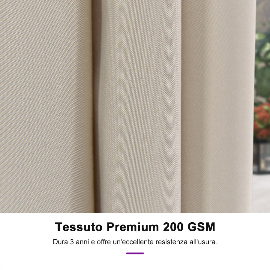 PURPLE LEAF Ombrelloni da Giardino, Ombrellone da Tavolo， Ombrellone con Montante centrale， Adatti per Giardino, Terrazza e Mercati ,Con Base