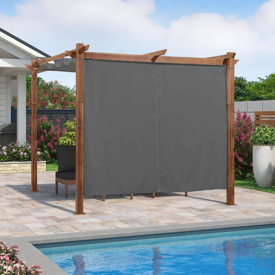 PURPLE LEAF Tende da Esterno Retrattili con Protezione UV e Privacy adatto solo per PURPLE LEAF