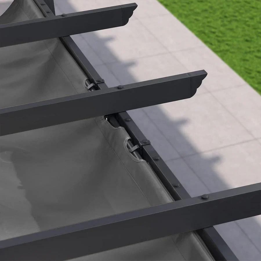 PURPLE LEAF Tessuto per pergolati retrattili Protezione UV Ricambiabile Installazione facile Compatibile solo con pergolati Purple Leaf