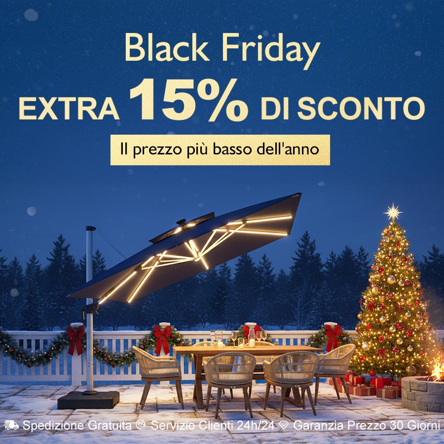 PURPLE LEAF Gazebo da Giardino Esterno,Tetto Doppio in Acciaio Galvanizzato, Resistente alla Corrosione, con Guirlanda Luminosa Trasparente, Modello Leggero - Grigio