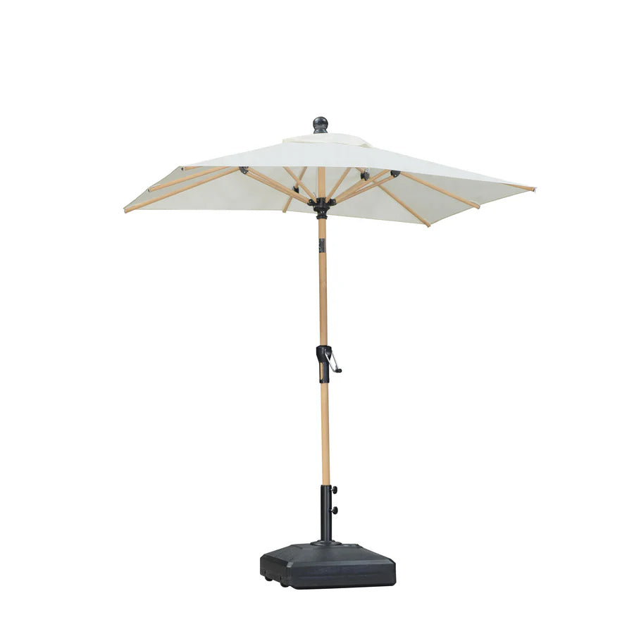 PURPLELEAF Ombrellone da Giardino Effetto Legno,Ombrellone da Esterno per Balcone,Terrazza, Patio e Giardino