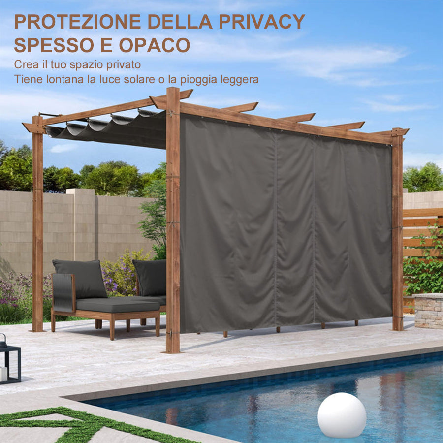 PURPLE LEAF Tende da Esterno Retrattili con Protezione UV e Privacy adatto solo per PURPLE LEAF