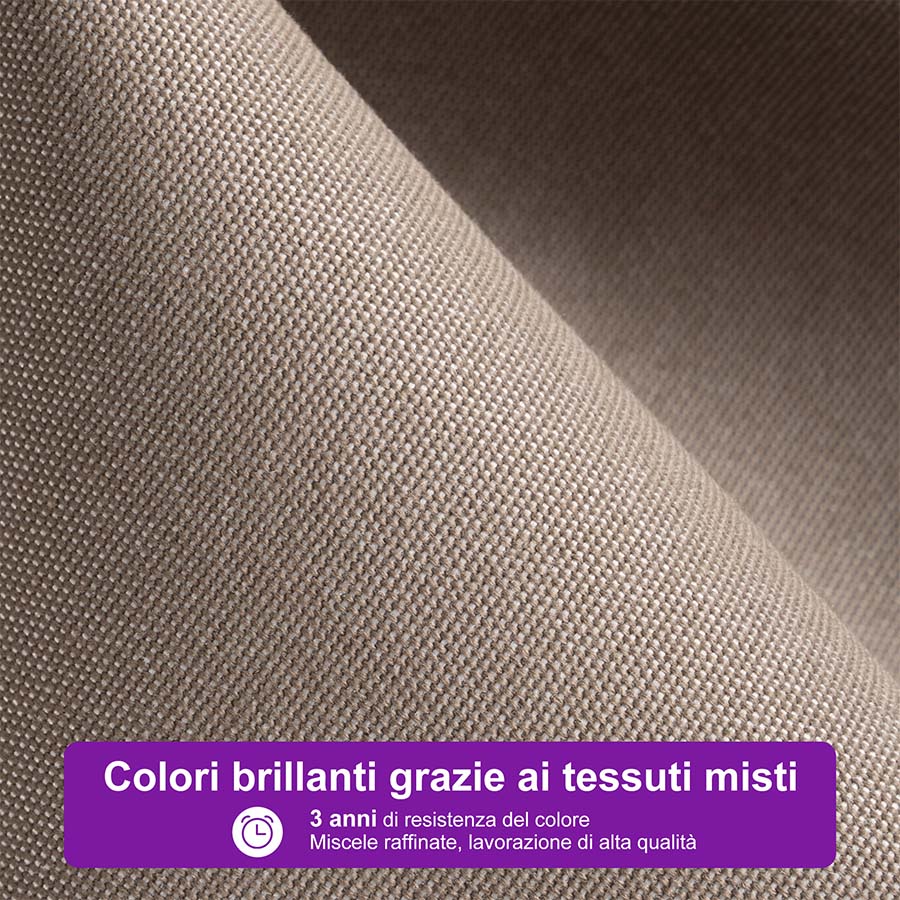 PURPLE LEAF Ombrellone da Giardino con Protezione UV per Terrazzo ed Esterni