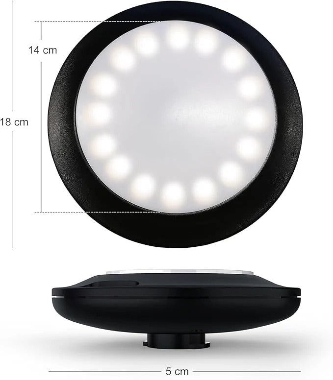 PURPLE LEAF Luce LED per Ombrellone con Telecomando, 12 Colori e Luminosità Regolabile per Esterni