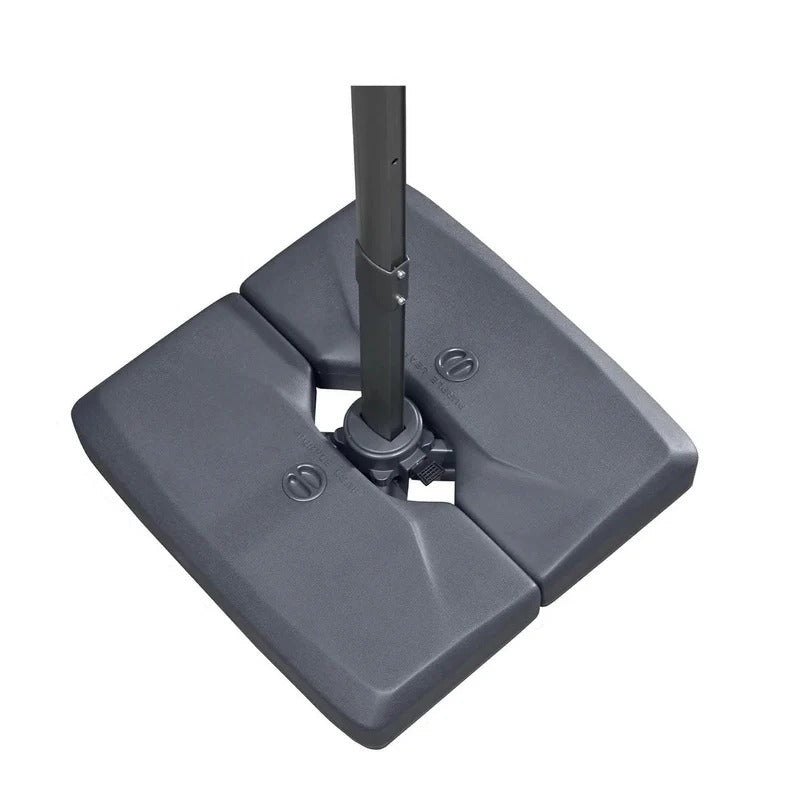 PURPLE LEAF Base Grigia per Ombrellone Decentrato da Terrazza ZY05ALFGYBS-90